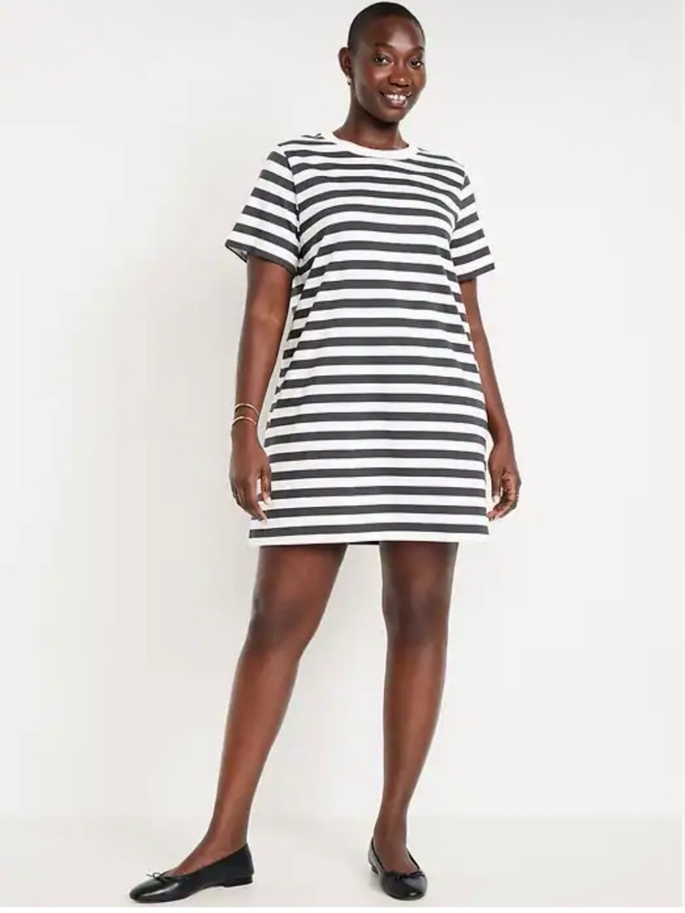 Old Navy Vintage Crewneck Mini Tshirt Dress